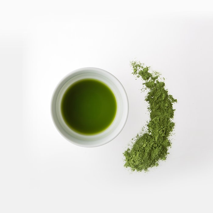 Imagen de detalle del té verde Matcha de Tea&Be: Té concentrado de alta calidad